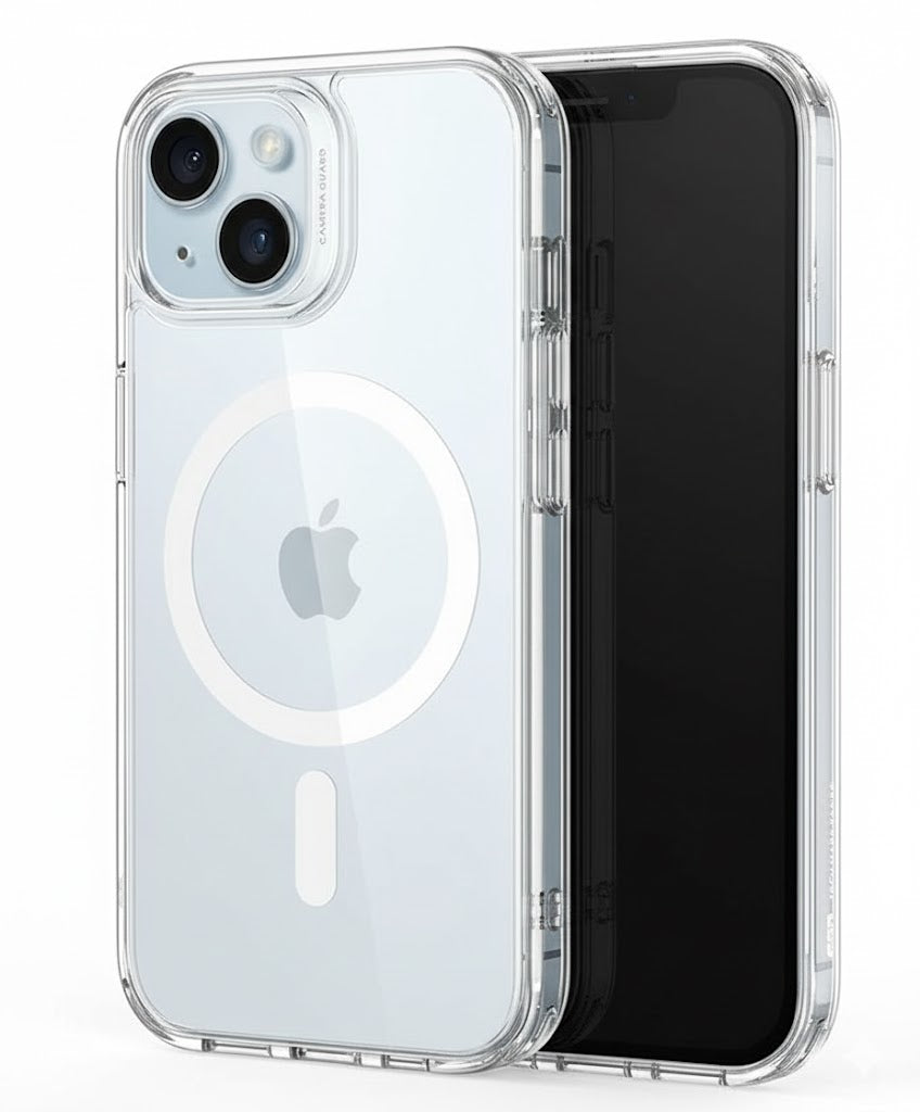 Coque transparente avec MagSafe - Compatible iPhone