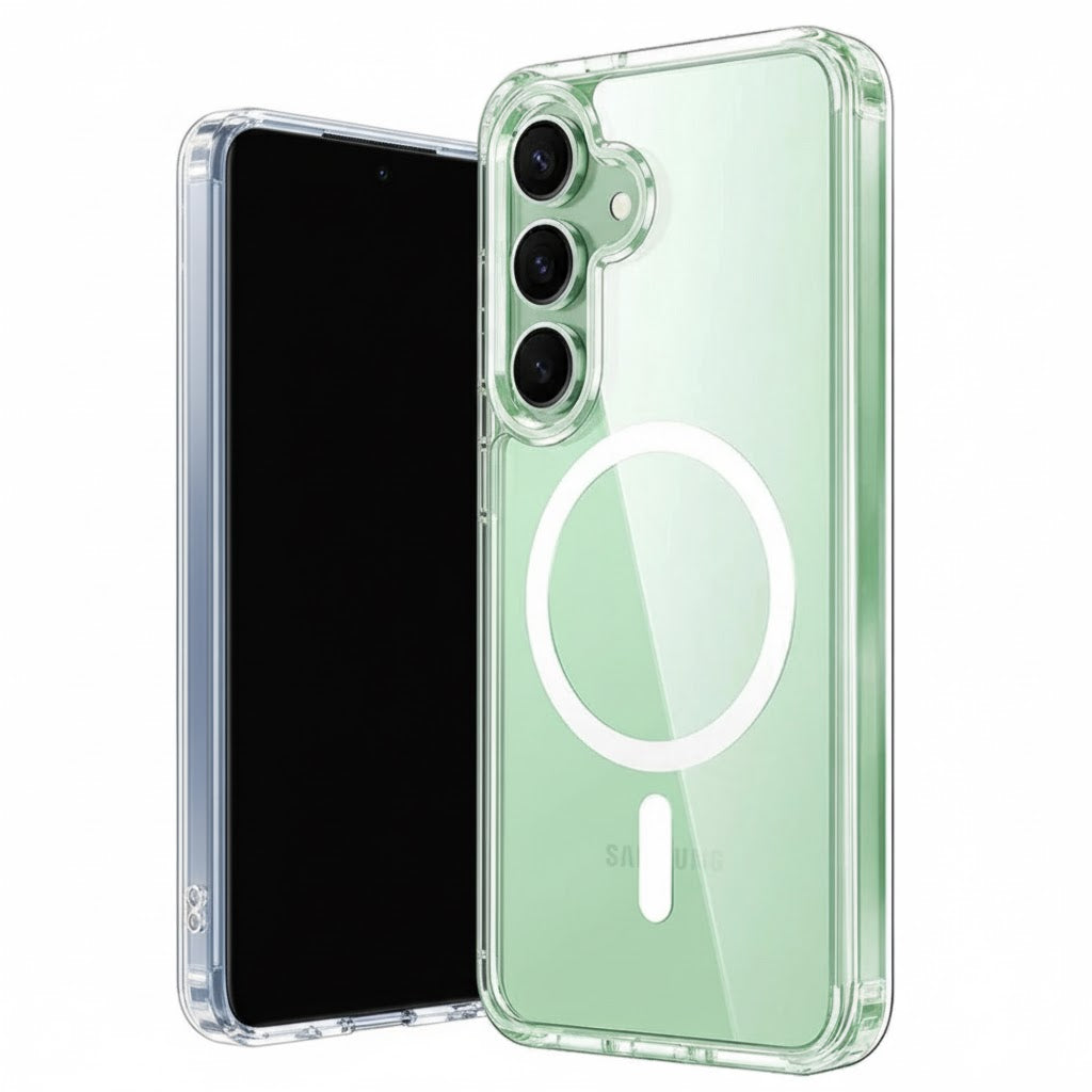 Coque Transparente avec magsafe - Compatible Samsung Galaxy Série S