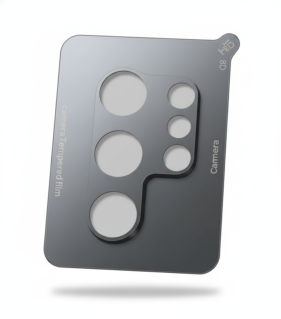 Protection d'objectif 9D- Pack de 3 en verre trempé pour samsung Galaxy Série S